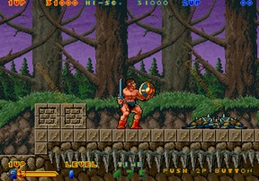 une photo d'Ã©cran de Rastan Saga 2 sur Arcade